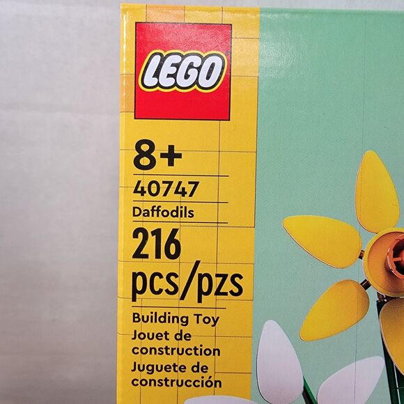LEGO Daffodils 216 Pcs - 8+ SEALED *EASTER IDEA* - Picture 2 of 5